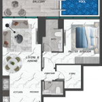 SAMANA Lake Views - 1 BEDROOM WITH POOL