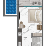 SAMANA Manhattan 2 - STUDIO with Pool