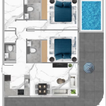 SAMANA Mykonos - 2 BHK WITH POOL