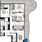 SAMANA Barari Twin Towers - 3 BEDROOM WITH POOL