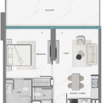 SAMANA Hills South 2 - 1BHK - Type 2