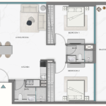 SAMANA Hills South - 2BHK - Type 1