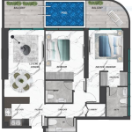 SAMANA Lake Views 2 - 2 BEDROOM WITH POOL