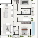 Ocean Pearl 2 - 2 BHK With Pool